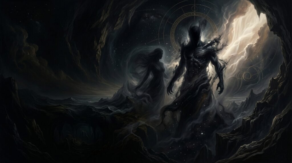 Erebus, the primordial Greek personification of darkness