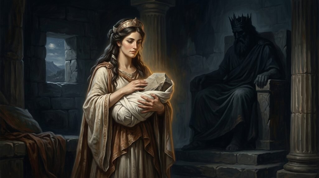 Rhea, the Titan mother goddess of Greek mythology