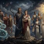 The Titans of Greek mythology, the second generation of gods